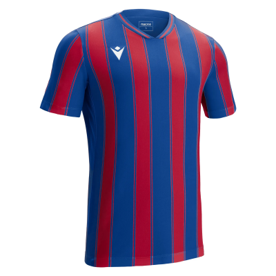 Футболка спортивная MACRON SCEPTRUM SHIRT ROYAL BLUE/RED