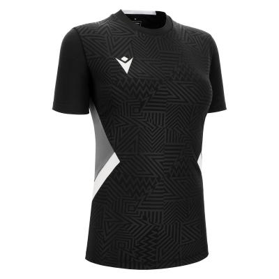Футболка спортивная женская MACRON SKAT BLACK/WHITE