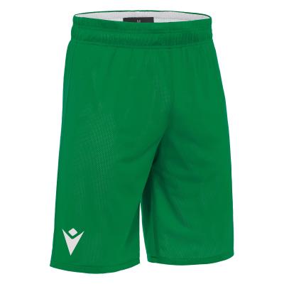 Шорты спортивные MACRON DENVER HERO SHORT REVERSIBLE GREEN/WHITE
