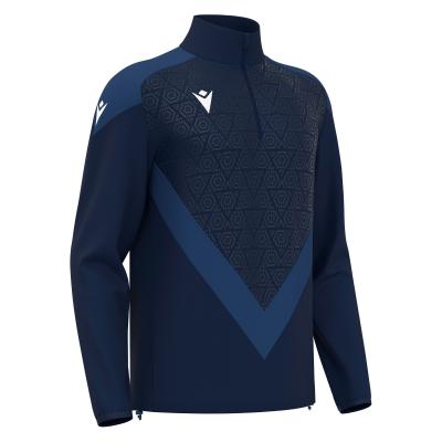 Толстовка тренировочная MACRON ANDUIN TRAINING 1/4 ZIP TOP NAVY/LIGHT NAVY