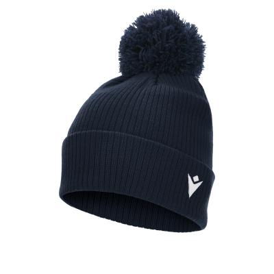 Шапка спортивная MACRON SNOW POMPON BEANIE NAVY
