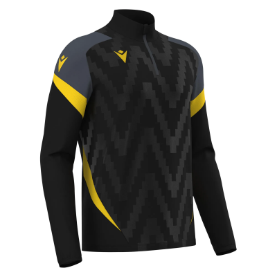 Толстовка тренировочная STARFALL TRAINING 1/4 ZIP TOP BLACK/YELLOW