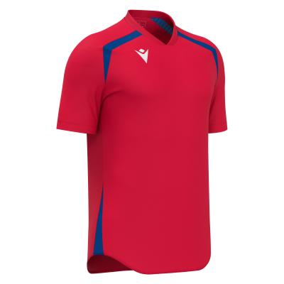Футболка спортивная MACRON WYRM SHIRT RED/ROYAL BLUE