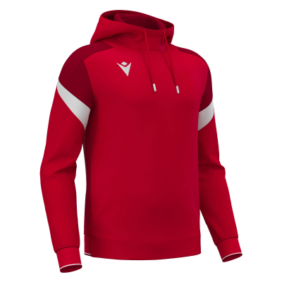 Худи спортивное ALCHEMIST HOODED SWEATSHIRT RED/WHITE