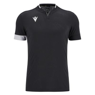 Футболка спортивная MACRON MAGISTR ICON MATCH DAY KOREAN POLO SHIRT BLACK/WHITE