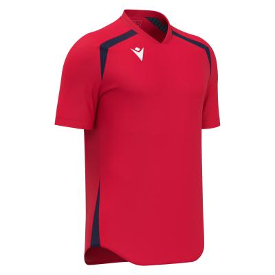 Футболка спортивная MACRON WYRM SHIRT RED/NAVY
