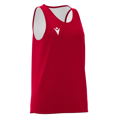 Майка баскетбольная женская MACRON F500 SHIRT RED/WHITE