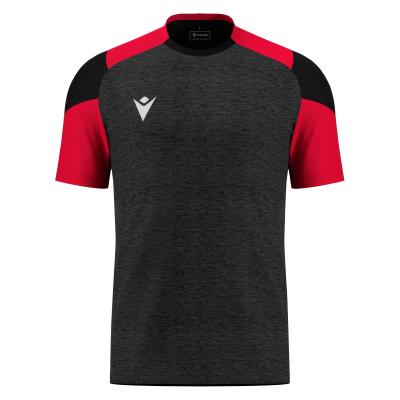 Футболка спортивная MACRON GOLEM SHIRT BLACK/RED
