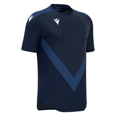 Футболка спортивная MACRON WISP SHIRT NAVY/LIGHT NAVY