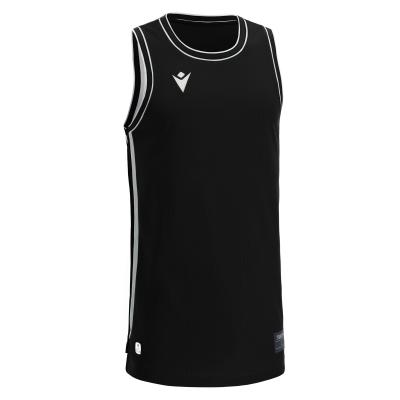 Майка спортивная MACRON PLUTONIUM ECO SHIRT BLACK/DARK GREY/WHITE