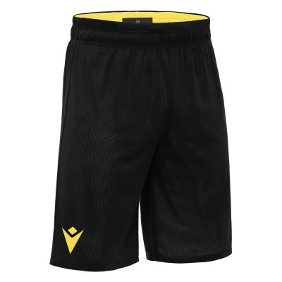 Шорты спортивные MACRON DENVER HERO SHORT REVERSIBLE BLACK/YELLOW