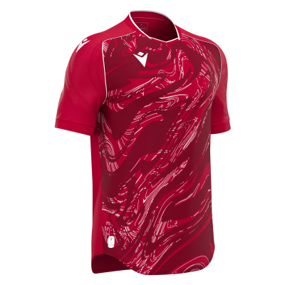 Футболка спортивная MACRON ARCANE ECO SHIRT RED/WHITE