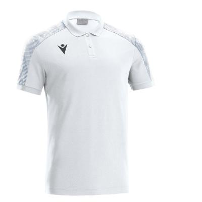 Поло парадное MACRON ROCK POLO WHITE/SILVER