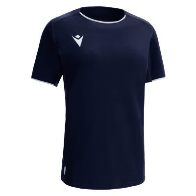 Футболка спортивная женская MACRON WIDIA ECO SHIRT NAVY/LIGHT NAVY/WHITE
