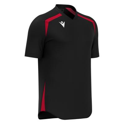 Футболка спортивная MACRON WYRM SHIRT BLACK/RED