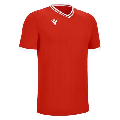Футболка спортивная MACRON HALLEY SHIRT RED/WHITE