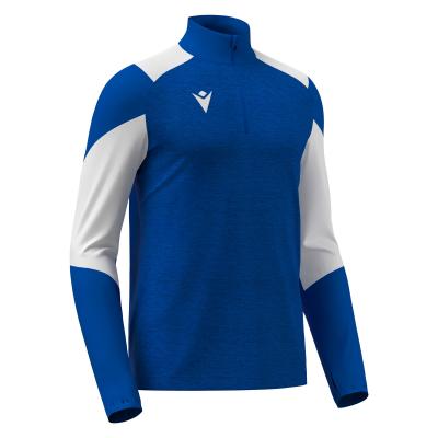 Толстовка тренировочная MACRON IZEL TRAINING 1/4 ZIP TOP ROYAL BLUE/WHITE