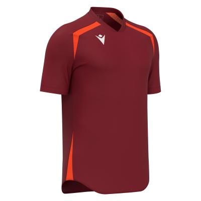 Футболка спортивная MACRON WYRM SHIRT CARDINAL/ORANGE