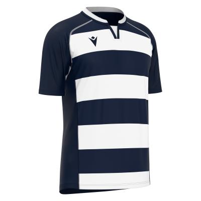 Регбийка игровая MACRON ALABASTER SHIRT NAVY/WHITE