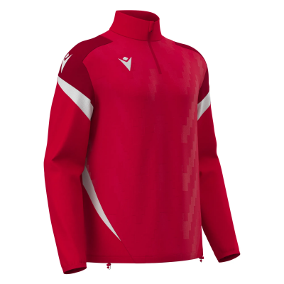 Толстовка тренировочная HOLLOW TRAINING 1/4 ZIP TOP RED/WHITE