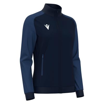 Олимпийка парадная женская MACRON RAMA FULL LENGTH ZIP TOP NAVY/LIGHT NAVY