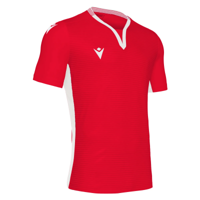 Футболка спортивная MACRON CANOPUS SHIRT RED/WHITE