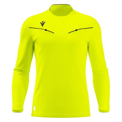 Футболка судейская проф. MACRON PONNET ECO SHIRT LS NEON YELLOW