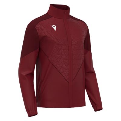 Олимпийка спортивная MACRON POSEIDON FULL LENGTH ZIP TOP CARDINAL/DARK CARDINAL