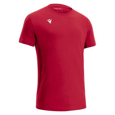 Футболка спортивная х/б MACRON NEVEL T-SHIRT RED/DARK RED