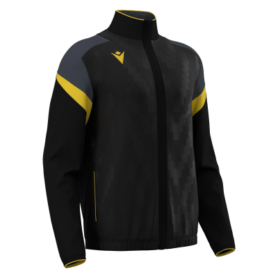 Олимпийка спортивная ODIN FULL LENGTH ZIP TOP BLACK/YELLOW