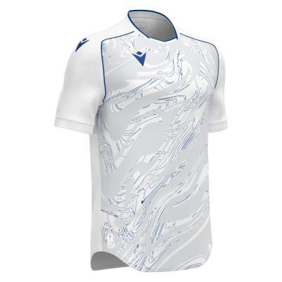 Футболка спортивная MACRON ARCANE ECO SHIRT WHITE/ROYAL BLUE
