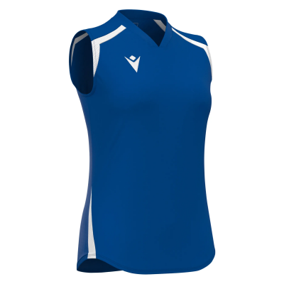Футболка спортивная женская MACRON FROSTMOOR SHIRT ROYAL BLUE/WHITE