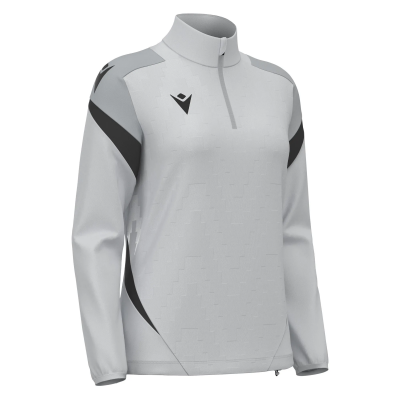 Толстовка тренировочная женская LEONA TRAINING 1/4 ZIP TOP STONE GREY/ANTHRACITE