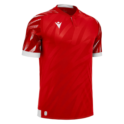 Футболка спортивная MACRON THEMIS ECO SHIRT RED/WHITE