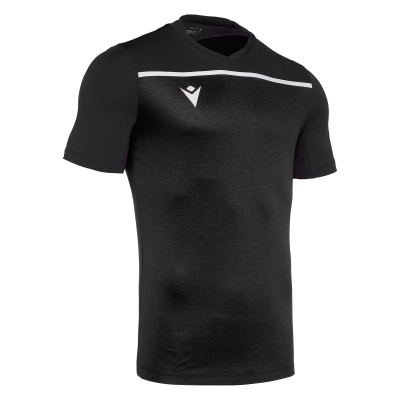 Футболка спортивная MACRON DENEB SHIRT BLACK/WHITE