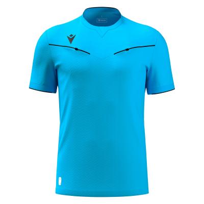 Футболка судейская проф. MACRON PONNET ECO SHIRT NEON SKY BLUE