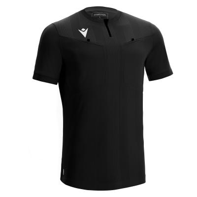 Футболка судейская проф. MACRON DIENST ECO SHIRT BLACK/WHITE