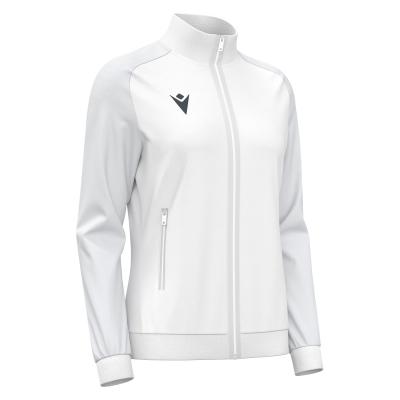 Олимпийка парадная женская MACRON RAMA FULL LENGTH ZIP TOP WHITE/LIGHT GREY