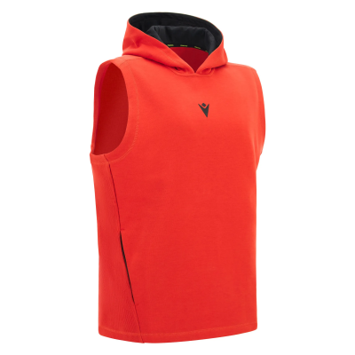 Худи спортивное MACRON REMI ICON COTTON HOODYSLEVELESS CLAY RED