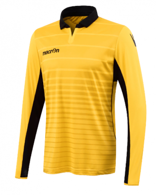 Футболка спортивная MACRON TABIT SHIRT LS YELLOW/BLACK