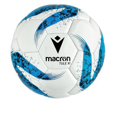 Мяч футбольный тренировочный MACRON TULE XI N.5 BALL WHITE/NEON BABY BLUE