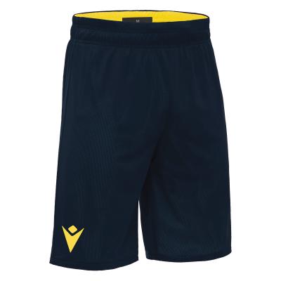 Шорты спортивные MACRON DENVER HERO SHORT REVERSIBLE NAVY/YELLOW