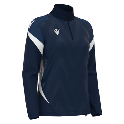 Толстовка тренировочная женская LEONA TRAINING 1/4 ZIP TOP NAVY/WHITE