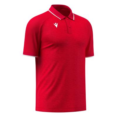 Поло парадное MACRON AULOS POLO RED/WHITE