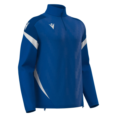 Толстовка тренировочная HOLLOW TRAINING 1/4 ZIP TOP ROYAL BLUE/WHITE