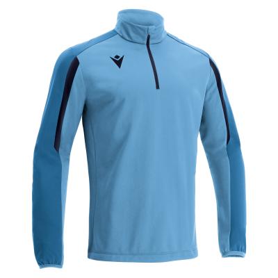 Толстовка тренировочная MACRON ARNO TRAINING 1/4 ZIP TOP COLUMBIA/NAVY