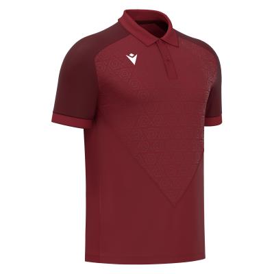 Поло парадное MACRON BALDWIN POLO CARDINAL/DARK CARDINAL