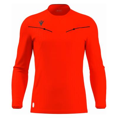 Футболка судейская проф. MACRON PONNET ECO SHIRT LS NEON RED