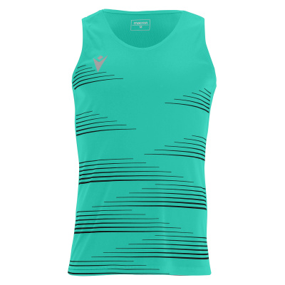 Майка MACRON DORIAN SINGLET TURQUOISE/BLACK