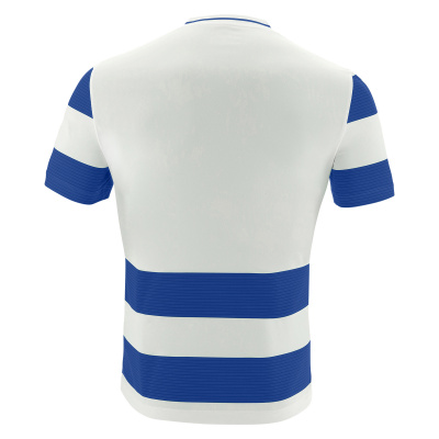 Футболка спортивная MACRON ALCYON ECO SHIRT WHITE/ROYAL BLUE
